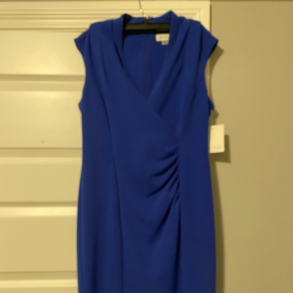 Womens Calvin Klein Royal blue dress, new with tags size 6